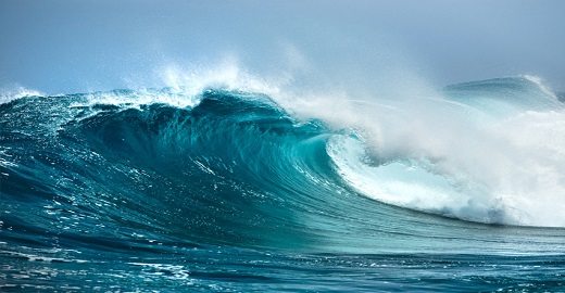 ocean wave in pagenwe