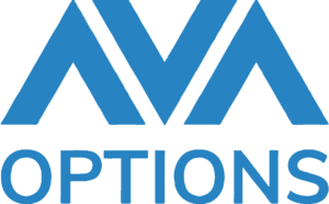AVAOPTIONS blue logo